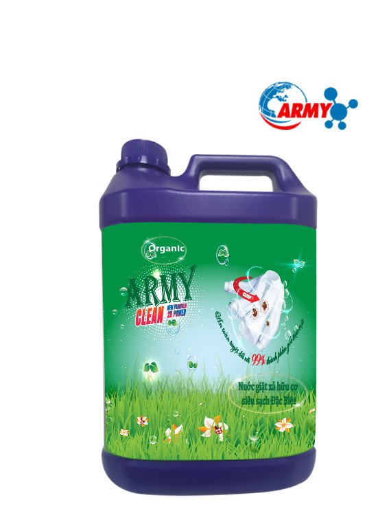 Nước giặt Army hữu cơ cao cấp đặc biệt 5 lít